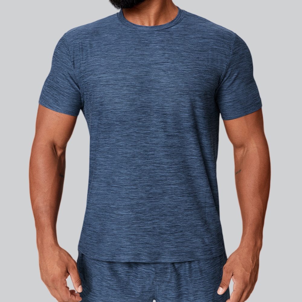 Sports Equipment Logos - Men's Summer Fitness Quick Dry T-Shirt