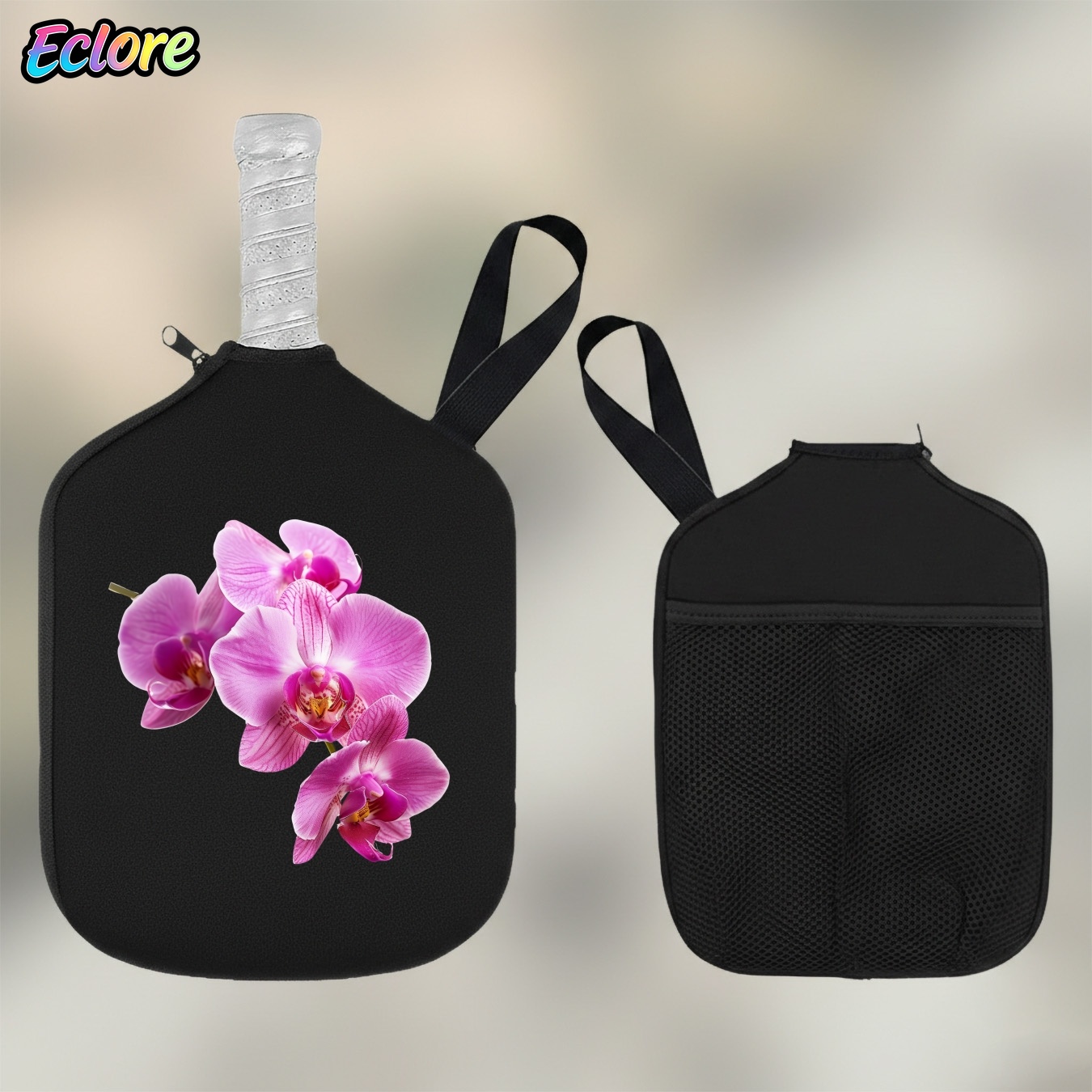 Sports Equipment Bag - Pink Orchid Pickleball Paddle Bag -