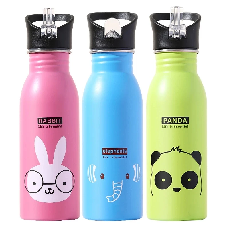 Sports Equipment Stores - 500ML Stainless Steel Water Bottle with