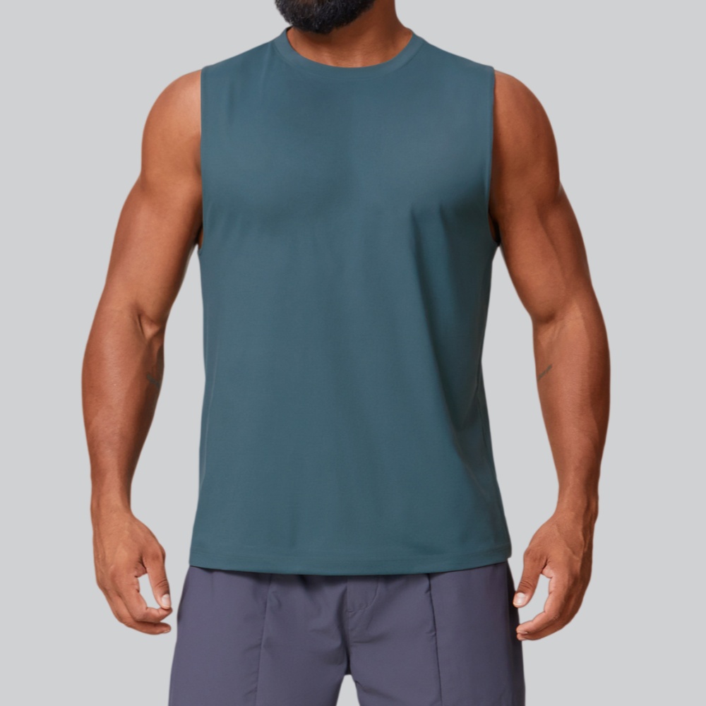 Sports Equipment Logos - Men's Fitness Tank Tops Summer Solid