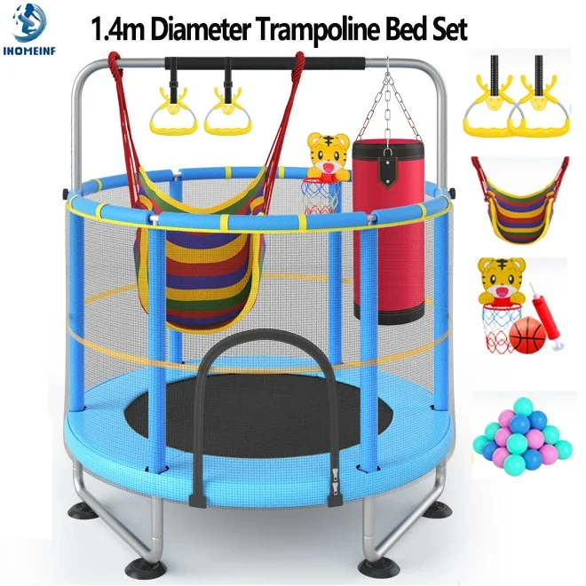 Sports Equipment Stores - 55Inch Trampoline Bed Set for1-2 Kids