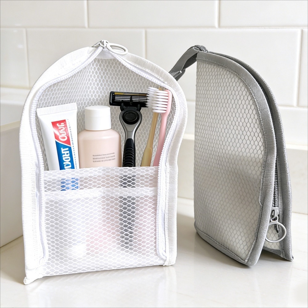 Sports Equipment Bag - Mesh Toiletry Bag Breathable Quick Dry