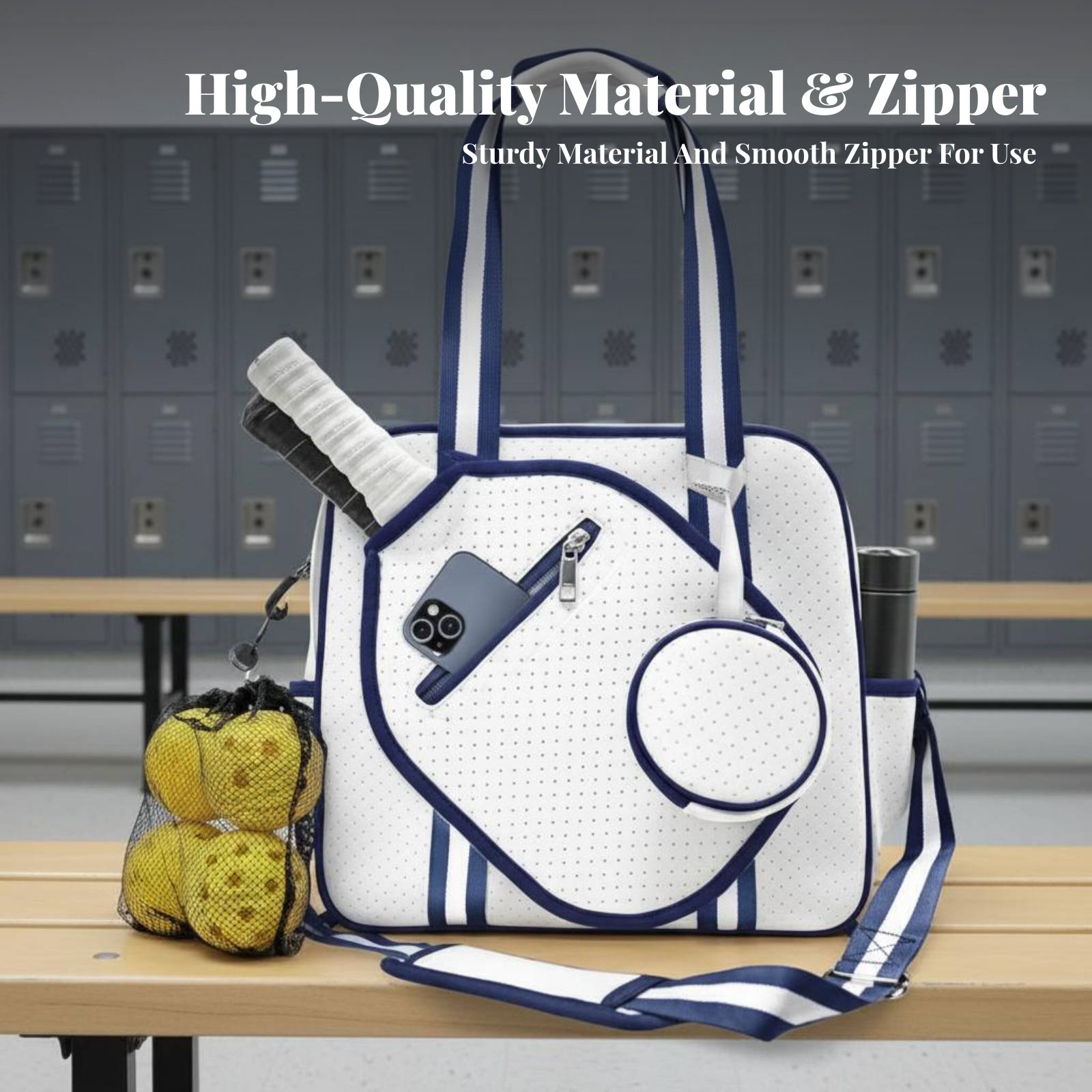 Pickleball Paddle - Pickleball Paddle Holder Bag Breathable Large