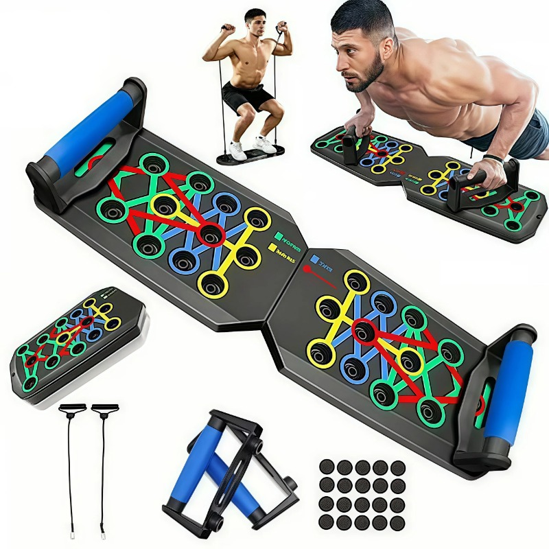 Sports Equipment Club - Foldable Push Up Board with Resistance