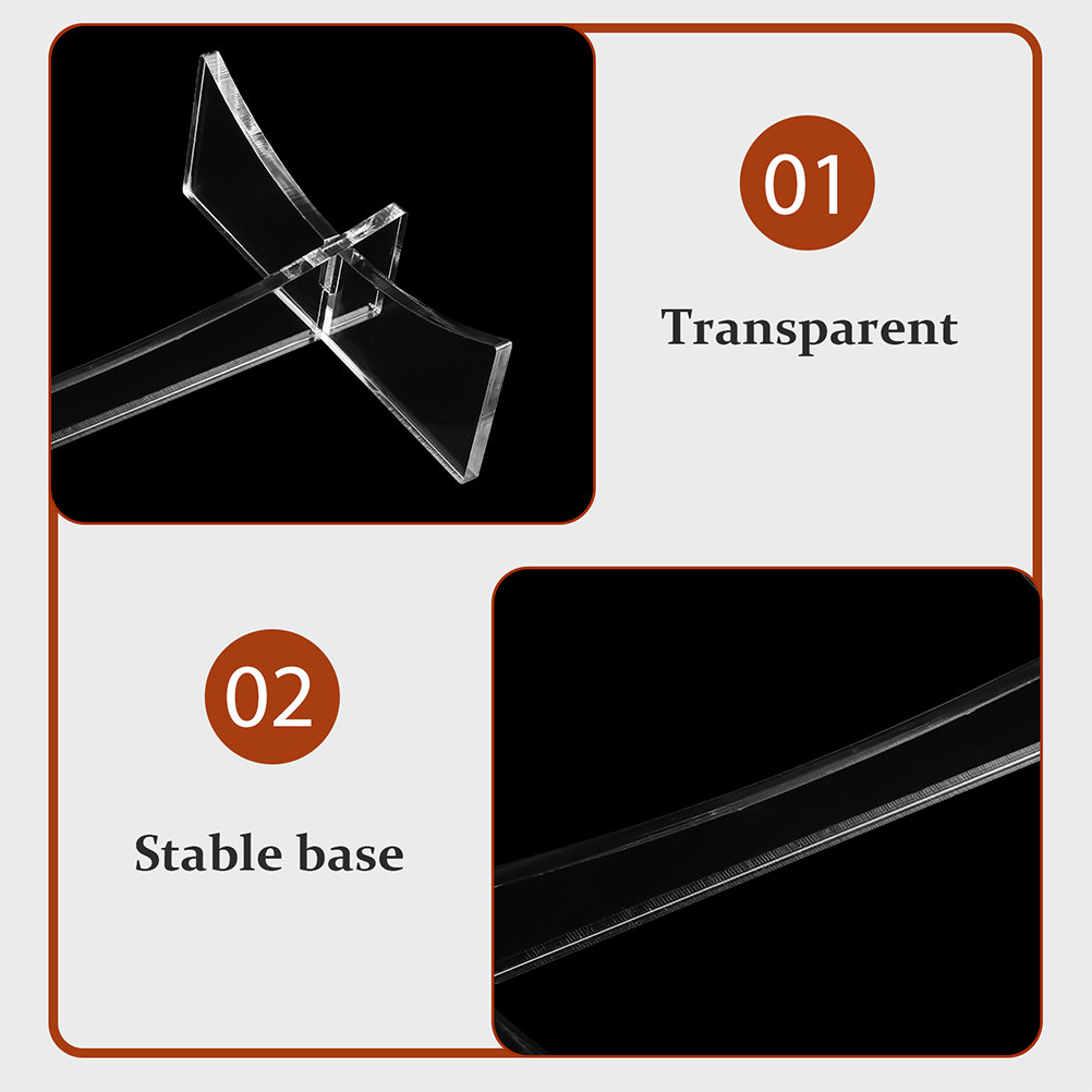 2Pcs Acrylic Sports Ball Displ - Rugby Training Ball recension och pris