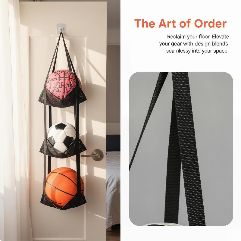 Wall Mounted Basketball Storag - Sports Equipment Bag recension och pris