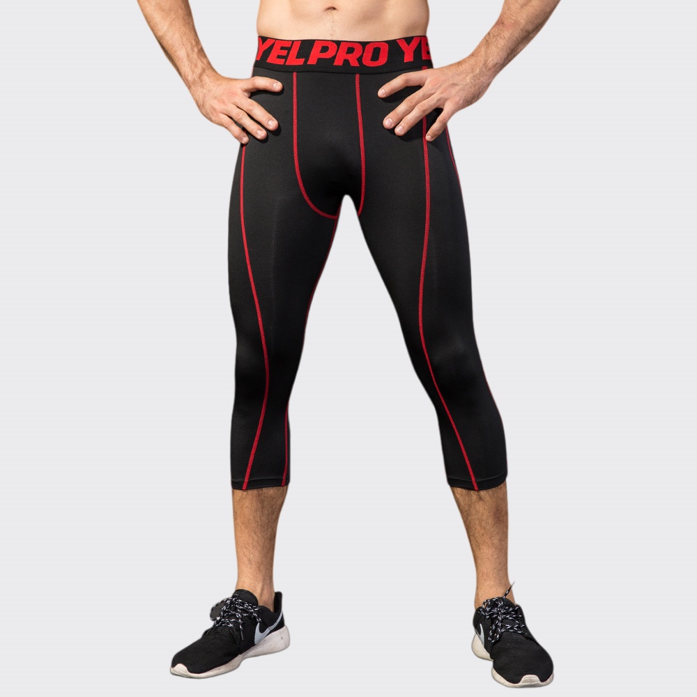 Men Compression Fitness Leggin - Sports Equipment Logos recension och pris