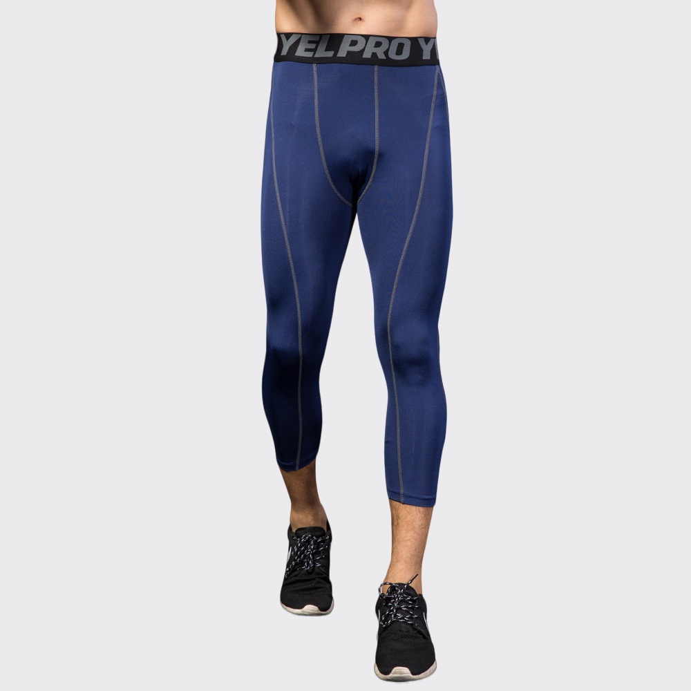 Men Compression Fitness Leggin - Sports Equipment Logos recension och pris