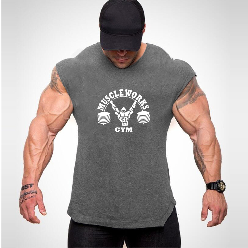 New Summer Brand Vest Cotton G - Sports Equipment Shop recension och pris