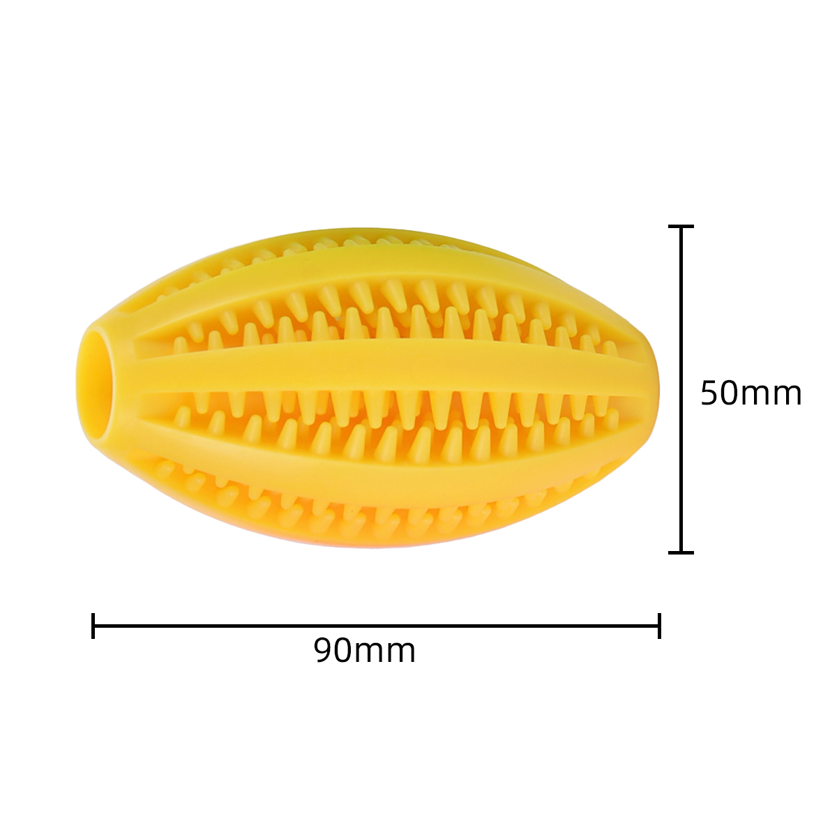Dog Leaky Food Toy, Durable Te - Rugby Training Ball recension och pris