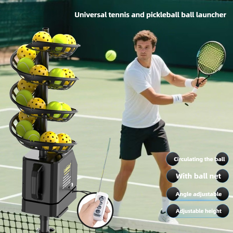 Adjustable Tennis Ball Machine - Sports Equipment Tennis recension och pris