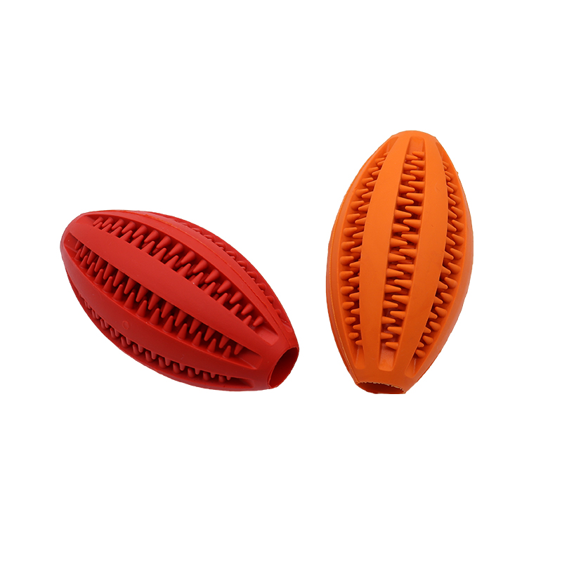 Dog Rubber Leakage Ball Dogs M - Rugby Training Ball recension och pris