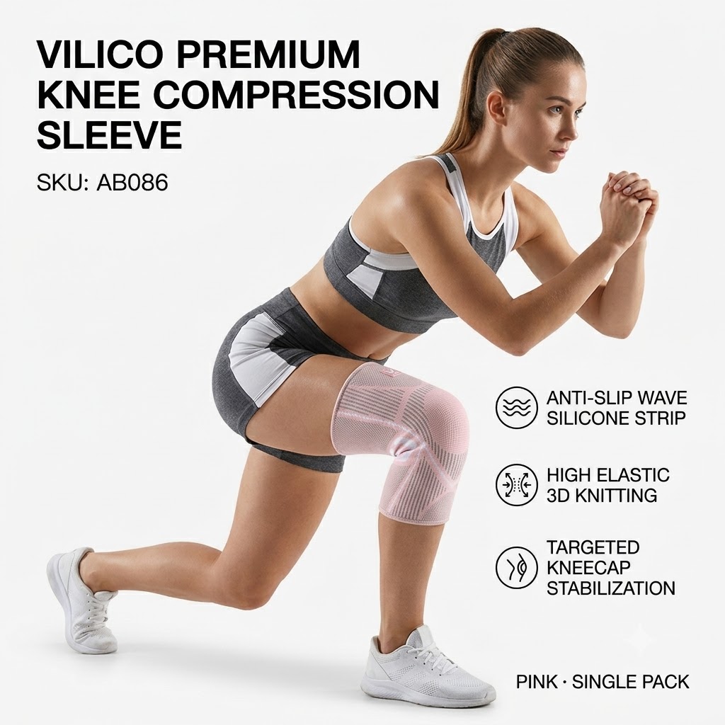 1PC Knee Pads Compression Knee - Volleyball Knee Pad recension och pris