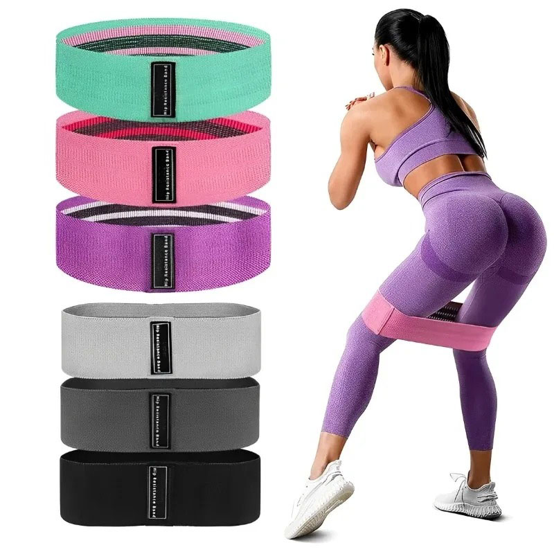 3Pcs Fabric Resistance Hip Boo - Sports Equipment Club recension och pris