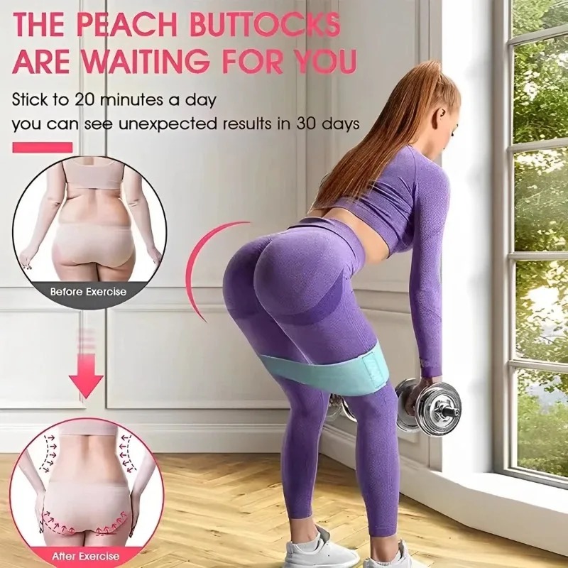 3Pcs Fabric Resistance Hip Boo - Sports Equipment Club recension och pris