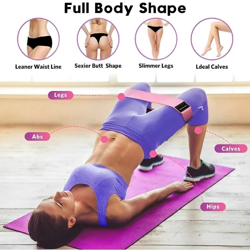 3Pcs Fabric Resistance Hip Boo - Sports Equipment Club recension och pris