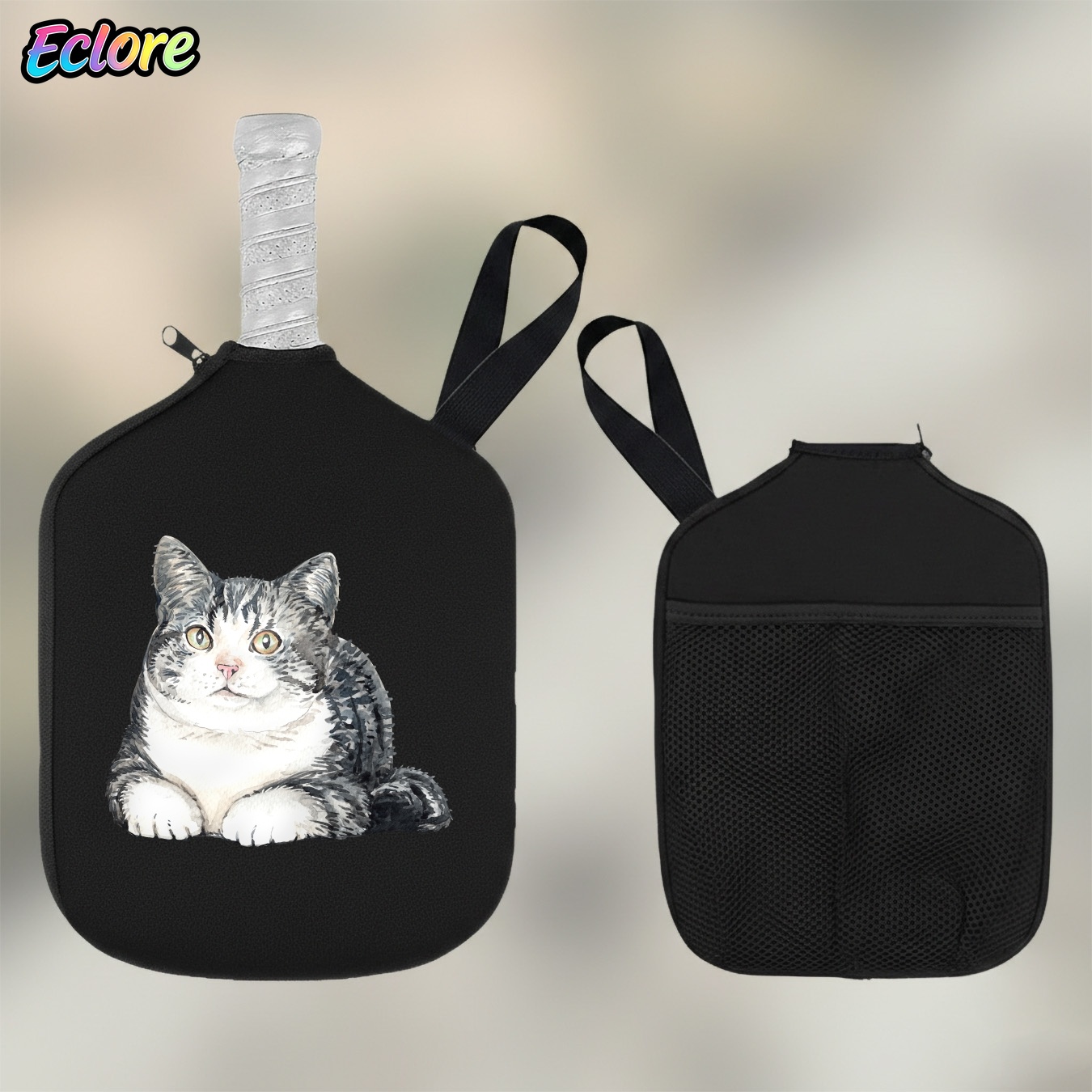 Cute Watercolor Cat Pickleball - Pickleball Paddle recension och pris