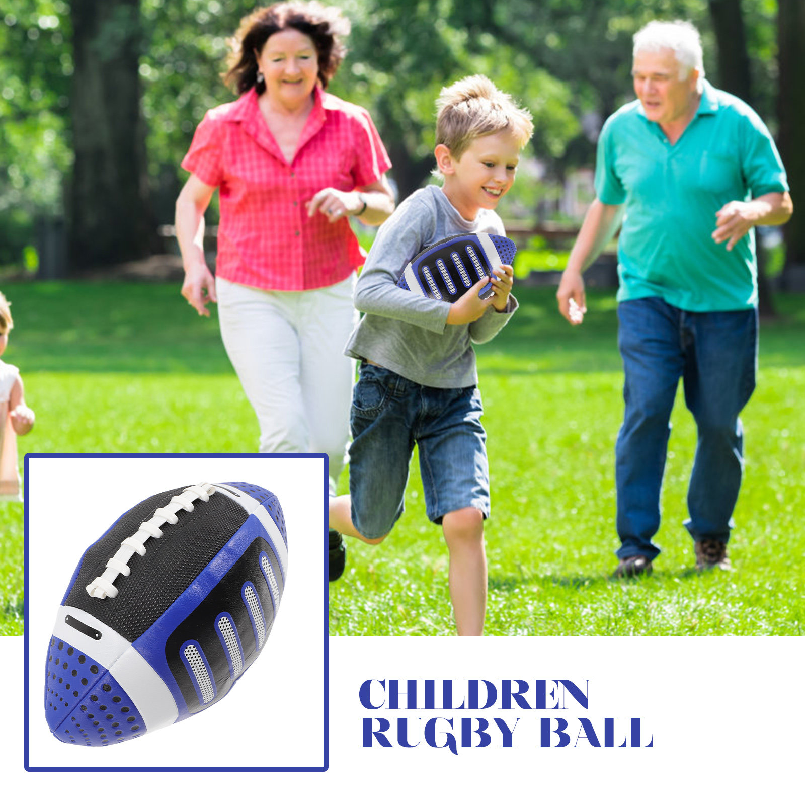 Kids Rugby Ball Children PU Pr - Rugby Training Ball recension och pris