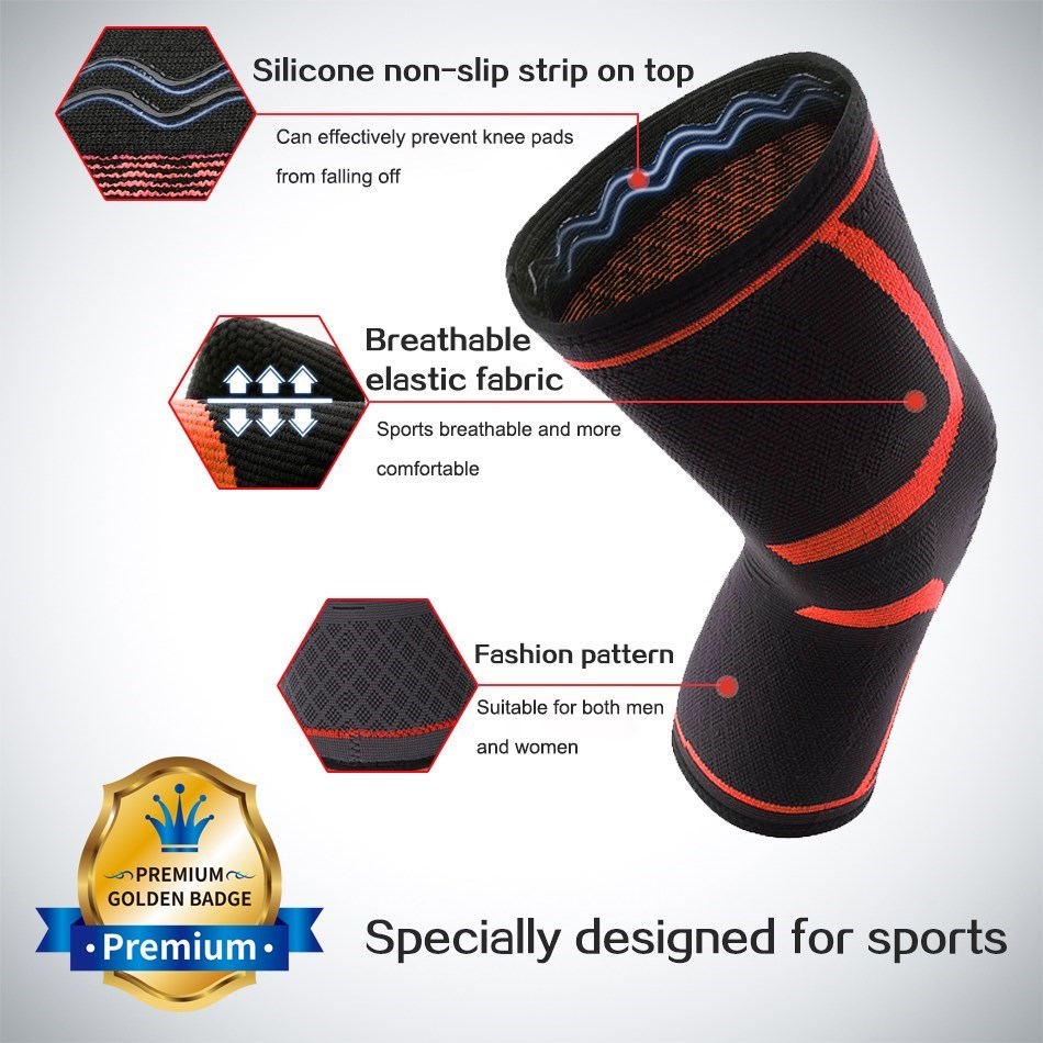 WOSWEIR-1 PC Elastic Knee Pads - Volleyball Knee Pad recension och pris