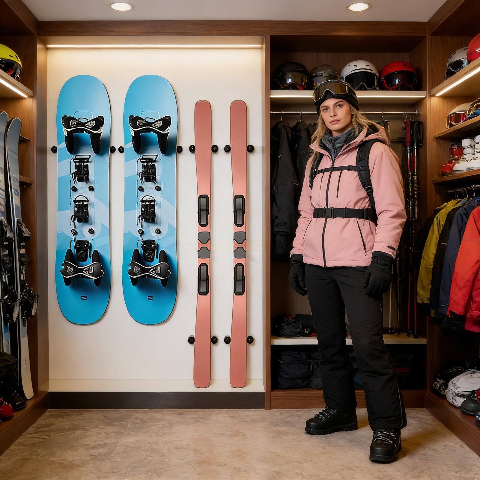 Ski Wall Mount Vertical Snowbo - Sports Equipment Shop recension och pris