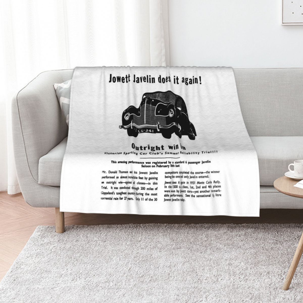 JOWETT JAVELIN Throw Blanket F - Javelin Throwing recension och pris