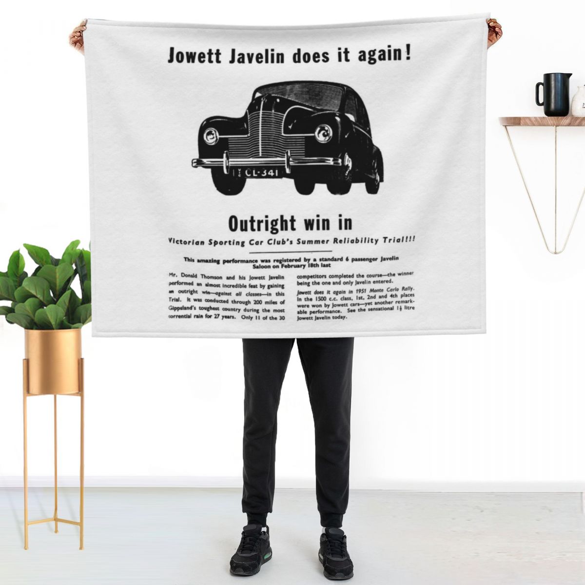 JOWETT JAVELIN Throw Blanket F - Javelin Throwing recension och pris